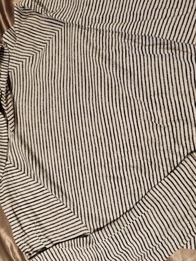 GAP Black and White Striped Hoodie